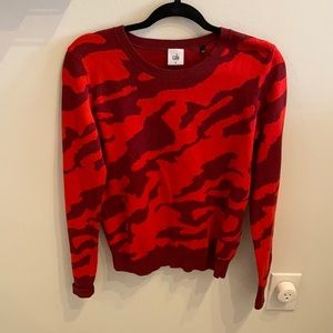 Red Camo Cabi sweater
